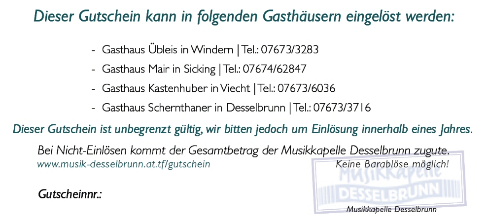Gutschein